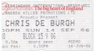 Chris De Burgh @ Birmingham